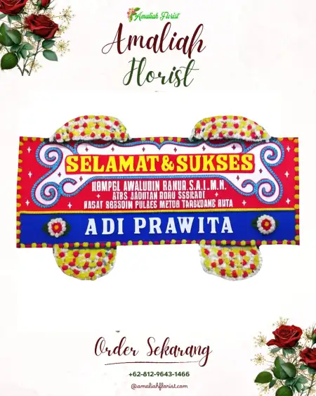 Papan Bunga Ucapan Selamat Akcaya